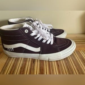 Vans Skate Grosso Mid Maroon Men’s 8.5 Women’s 10